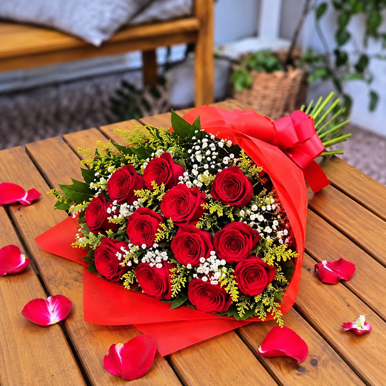 Buqu� 12 rosas Importada