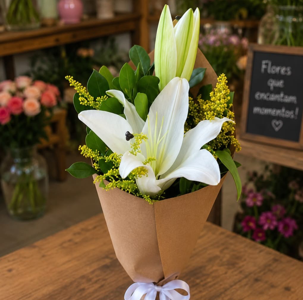 Buqu� Pureza em Flor